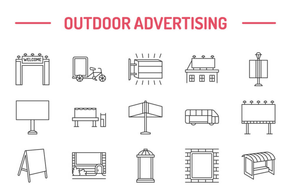 Outdoor weatherproof signage