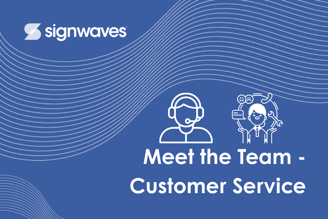 Signwaves Branding for Customer Service Team