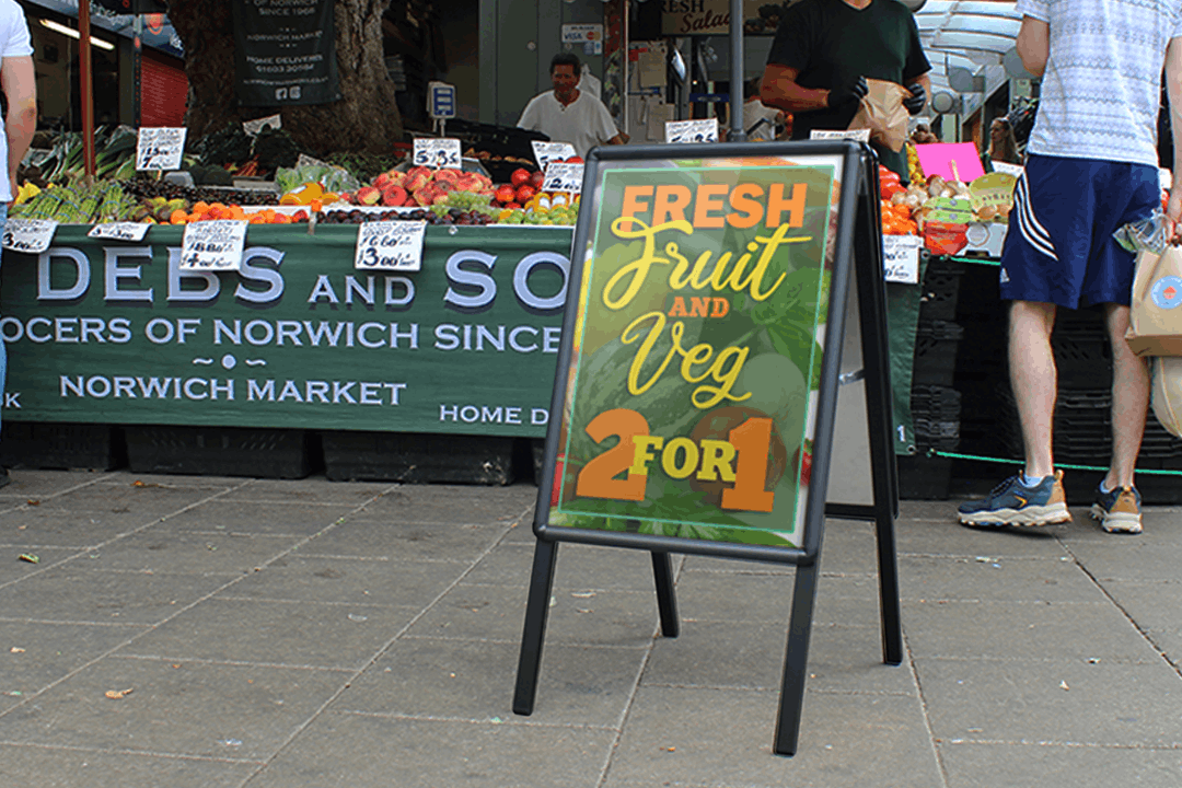 Outdoor signage that stands out