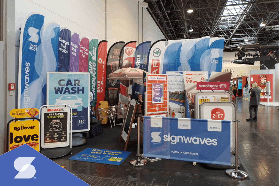 The Signwaves Ltd stand at Euro Shop 2026