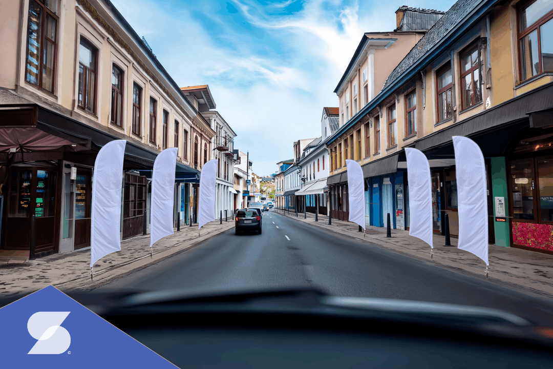 Why feather flags are ideal for street promotions