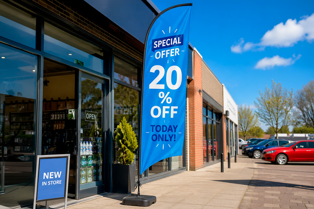 Do Retail Pop-Ups Get Better Results with Feather Flags?