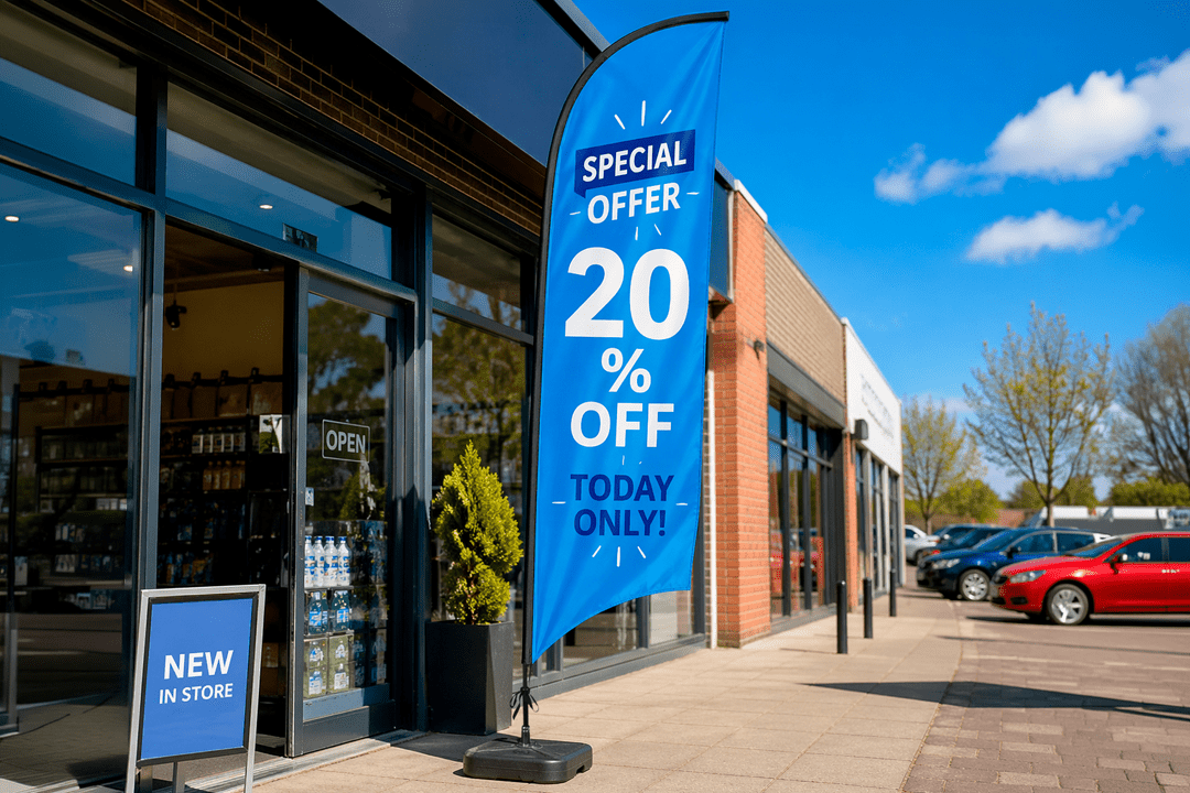 Do Retail Pop-Ups Get Better Results with Feather Flags? - Signwaves