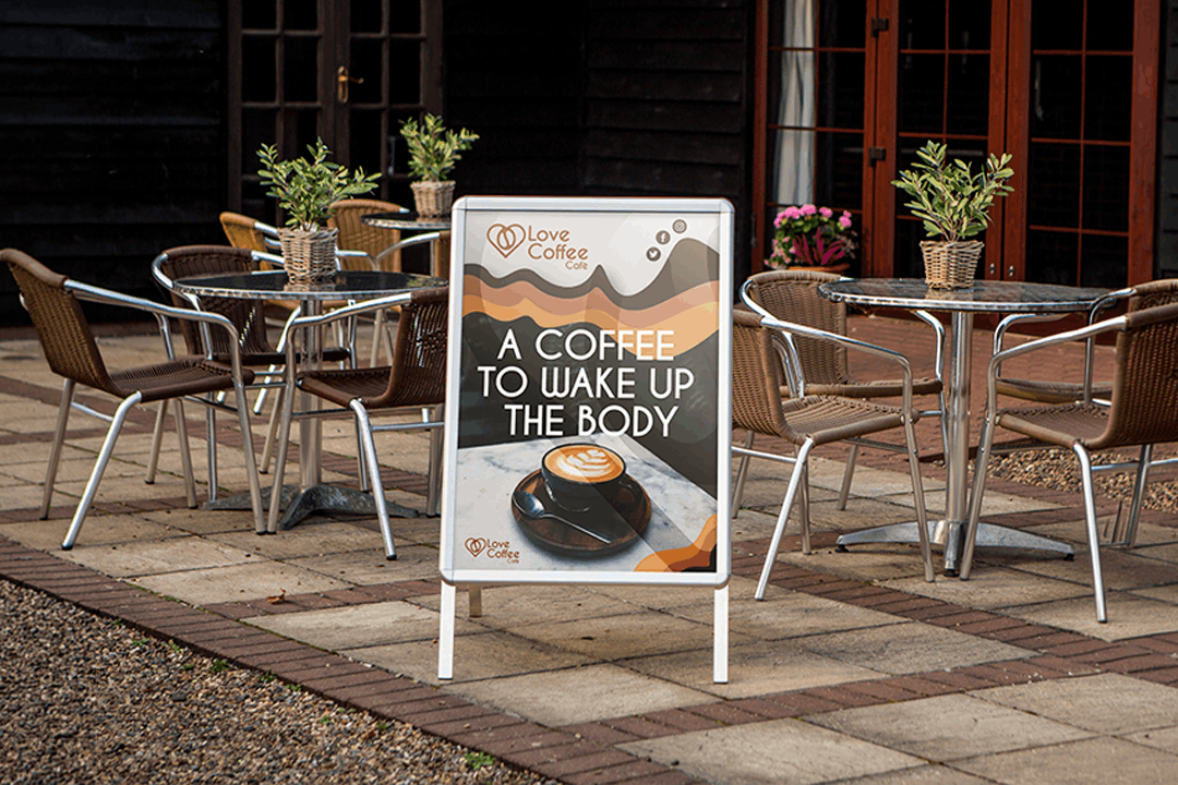 Why Every Café Needs Eye-Catching Pavement Signs to Attract Walk-Ins - Signwaves