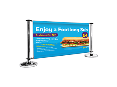 Adfresco® Café Barriers - Signwaves