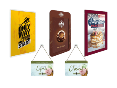 Window Mounted Displays - Signwaves