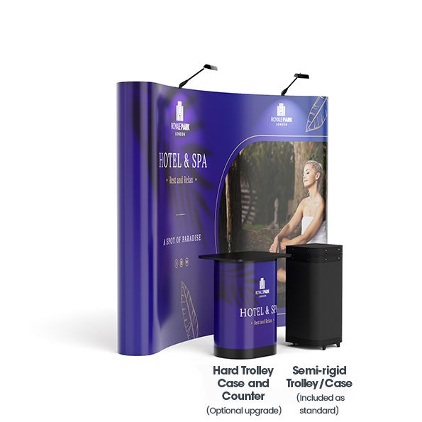 Hard Trolley Case Counter Top