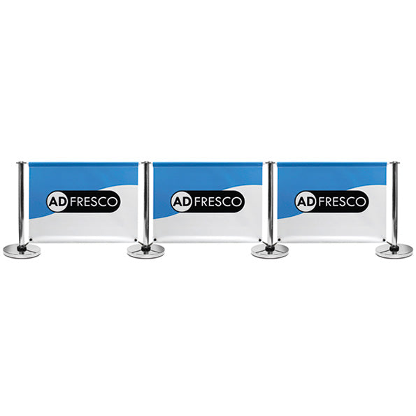 Adfresco® Café Barrier - Kit 3 - Three Sections