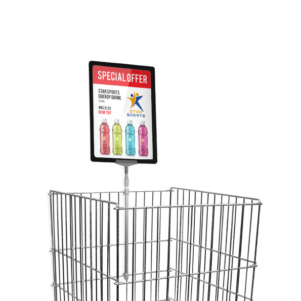 Basket Showcard Holders