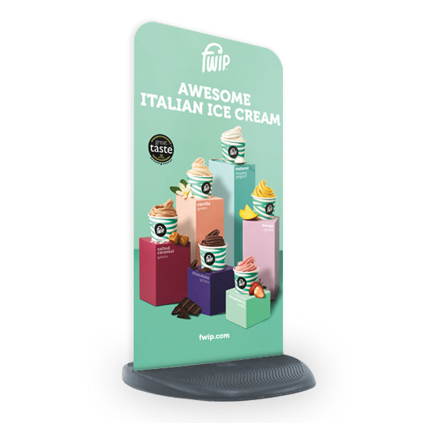 Ecoflex showing Fwip artwork