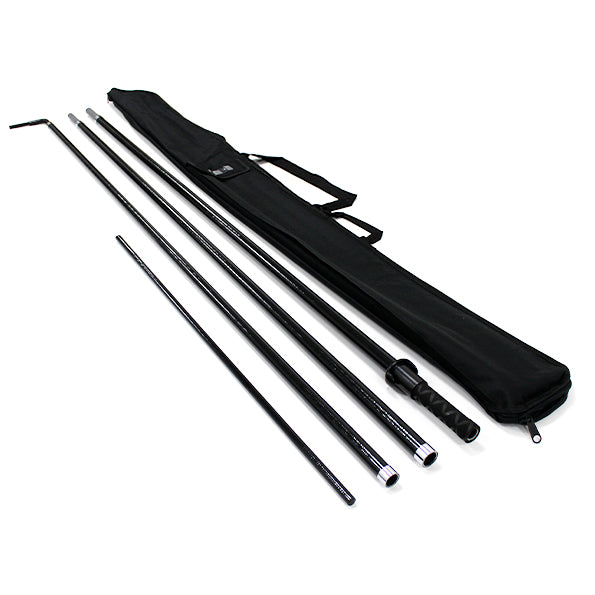 Flying banner pole set & bag to fit Large Rectangle flag.