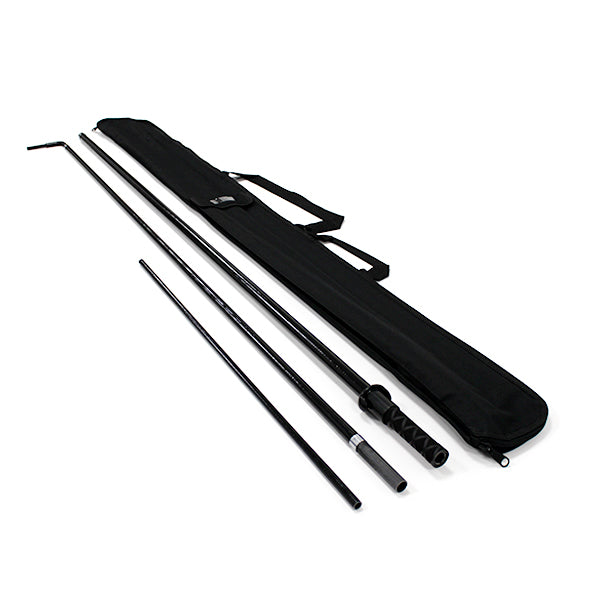 Flying banner pole set & bag to fit Medium Rectangle flag.