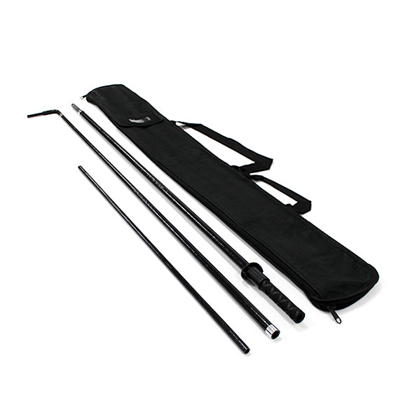 Flying banner pole set & bag to fit Small Rectangle flag.