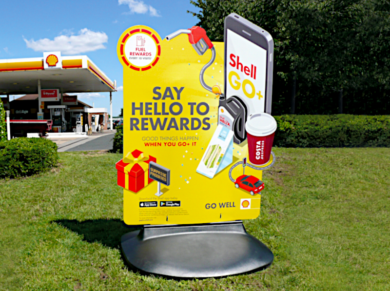 Shell POW! Signage
