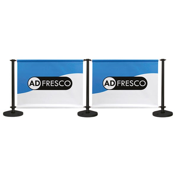Adfresco® Café Barrier - Kit 2 - Two Sections - Signwaves