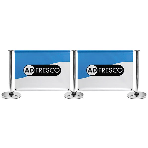 Adfresco® Café Barrier - Kit 2 - Two Sections - Signwaves