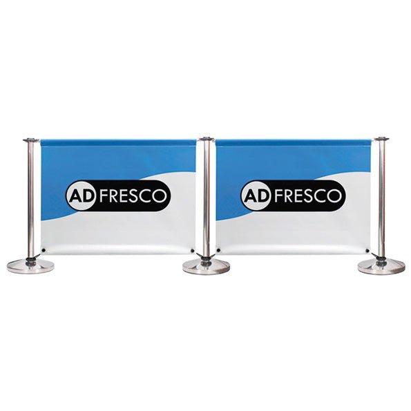 Adfresco® Café Barrier - Kit 2 - Two Sections - Signwaves