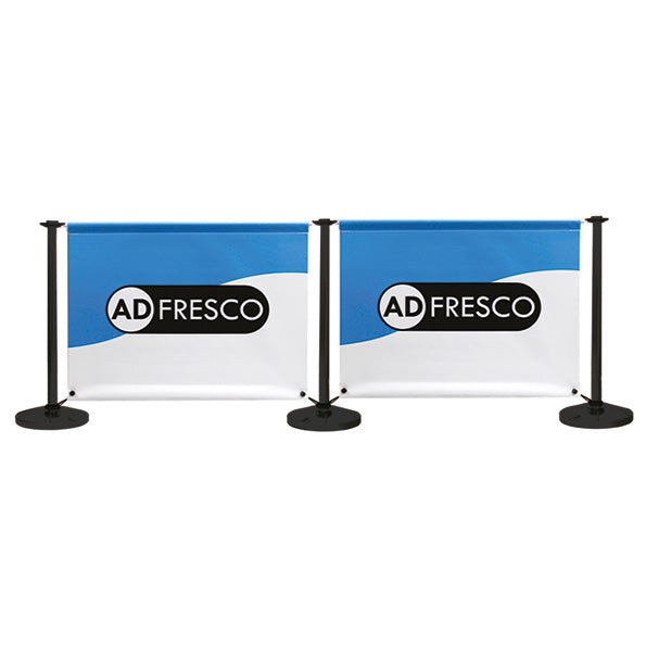 Adfresco® Café Barrier - Kit 2 - Two Sections - Signwaves