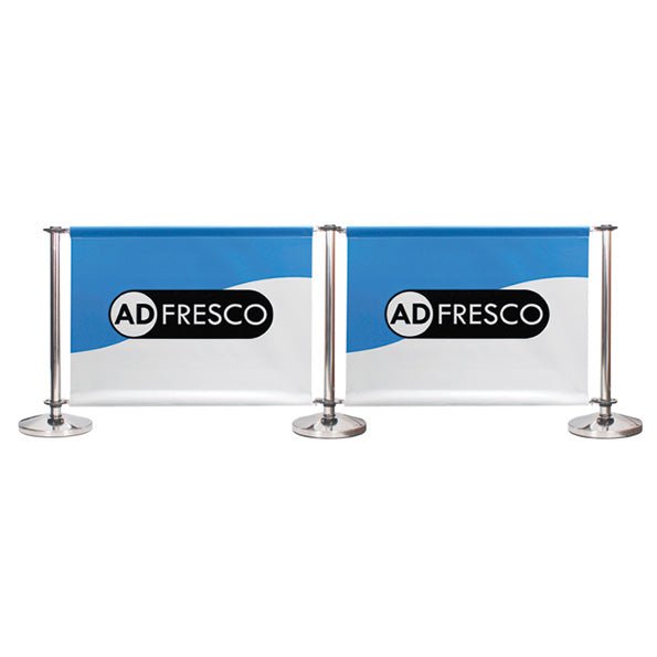 Adfresco® Café Barrier - Kit 2 - Two Sections - Signwaves