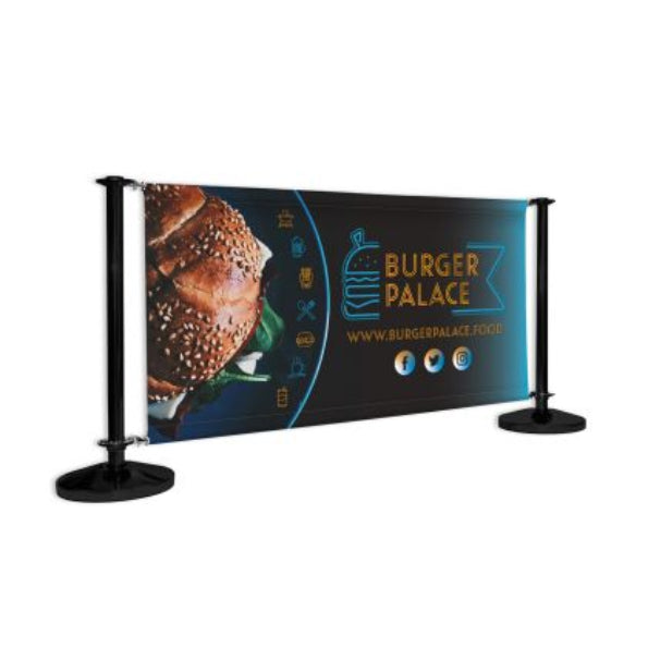 Adfresco® Café Barrier - Kit 1 - One Section