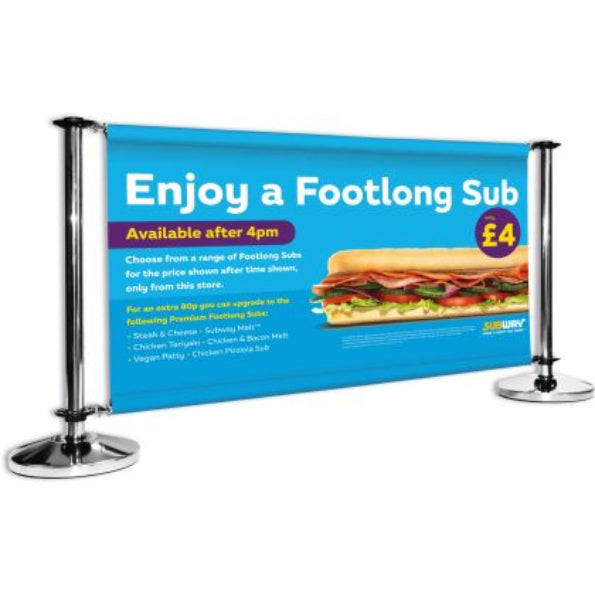 Adfresco® Café Barrier - Kit 1 - One Section