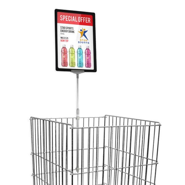 Basket Showcard Holders - Signwaves