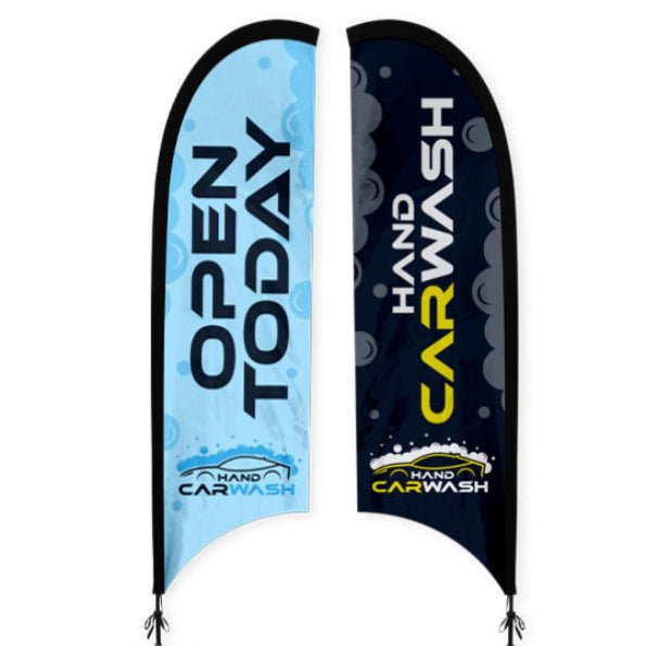 Feather Flying Banner - Double Sided - Signwaves