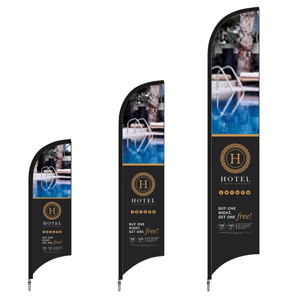 Feather Flying Banner - Single Sided - Signwaves