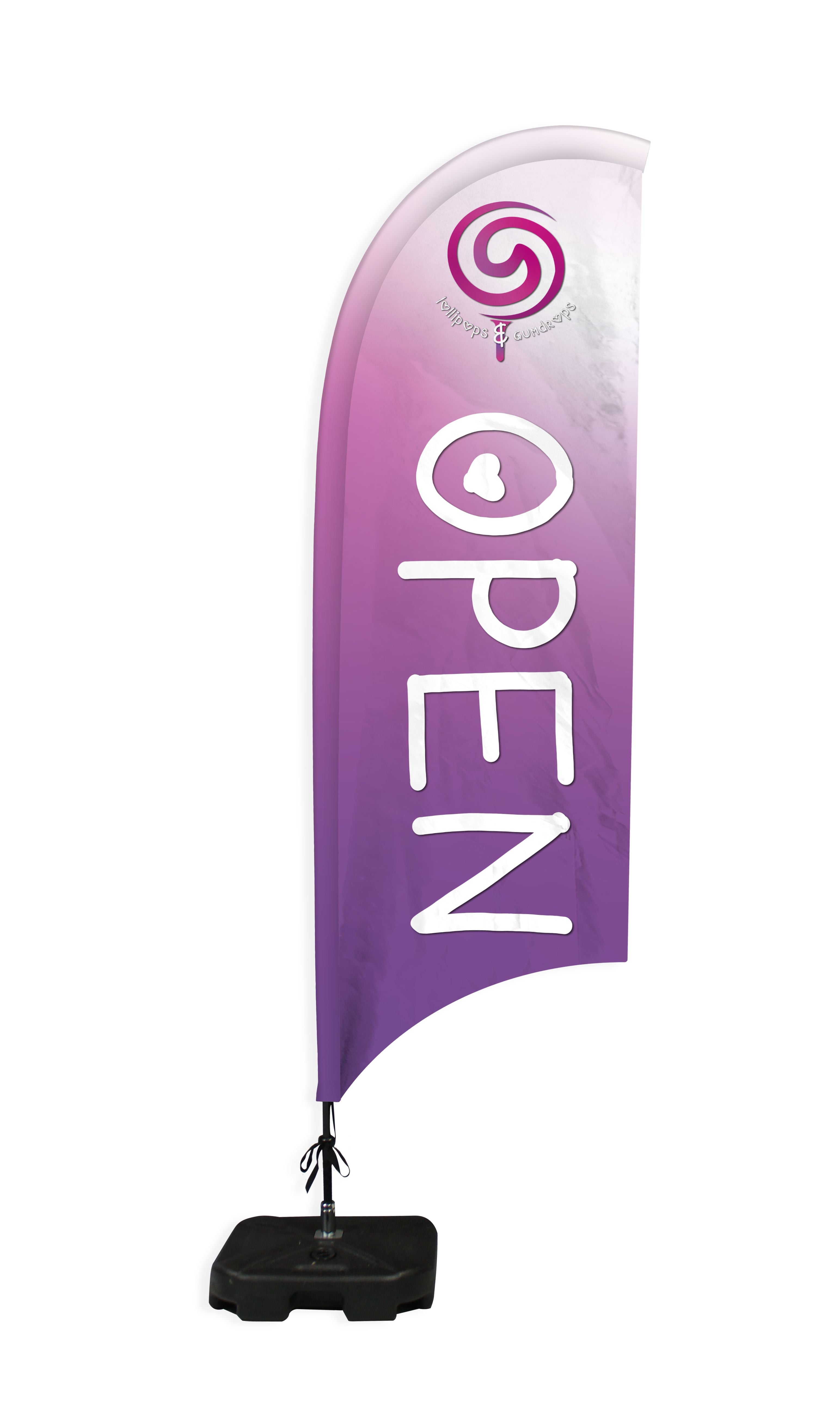 Printed Flag for Feather Flying Banner - Medium