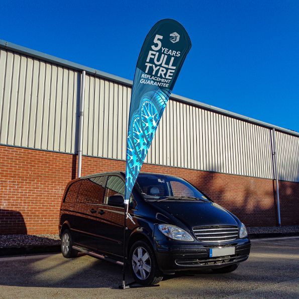 Wheel Base for Flying Banners