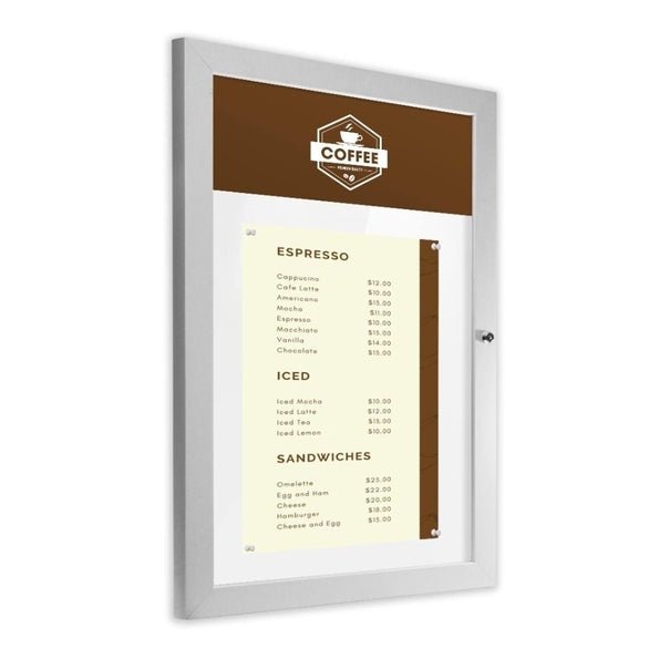 Illuminated Slimlok Menu Case - Signwaves