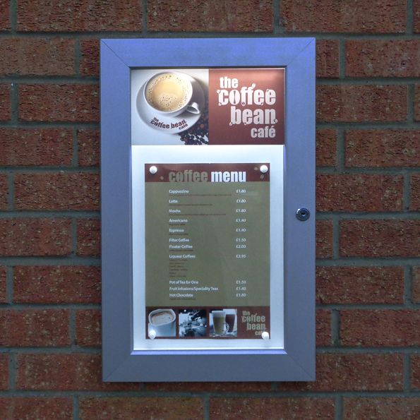 Illuminated Slimlok Menu Case - Signwaves