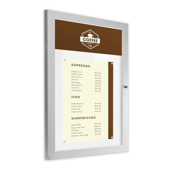 Illuminated Slimlok Menu Case