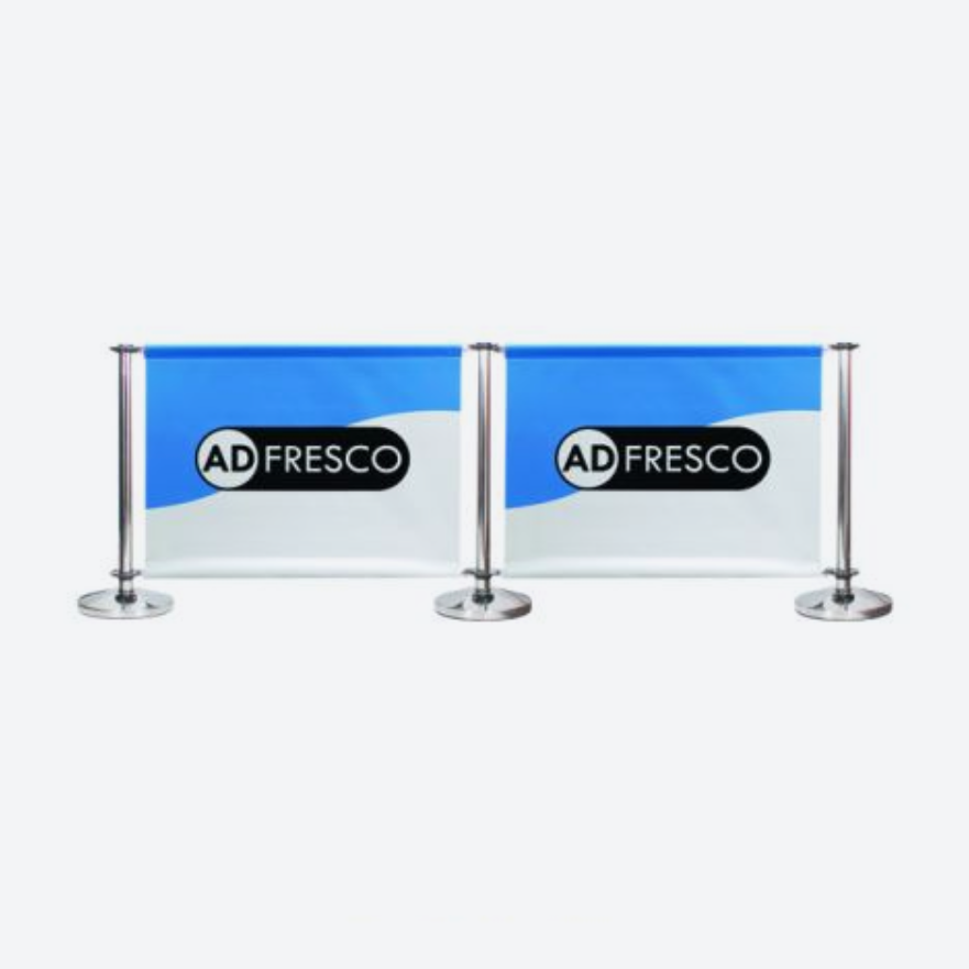 Adfresco® Café Barrier - Kit 2 - Two Sections