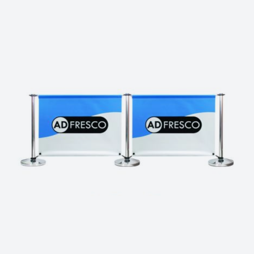 Adfresco® Café Barrier - Kit 2 - Two Sections