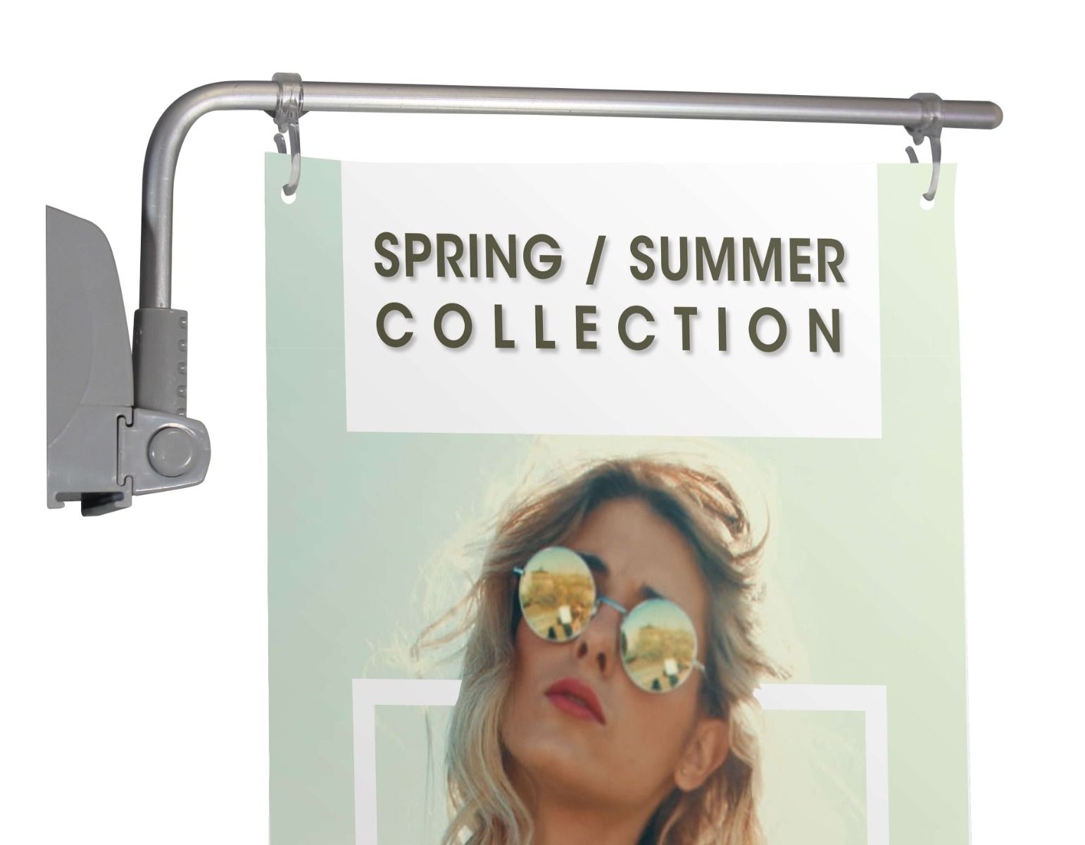 610gsm Blockout PVC Banner for Magnetic POS Flag Arm