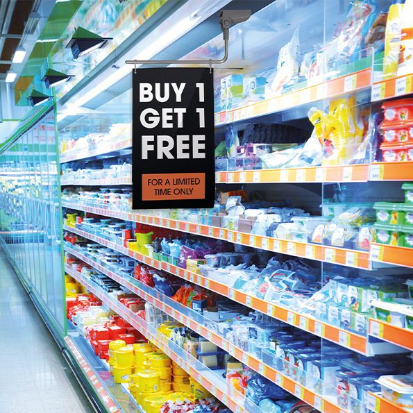 Magnetic POS Flag Arm