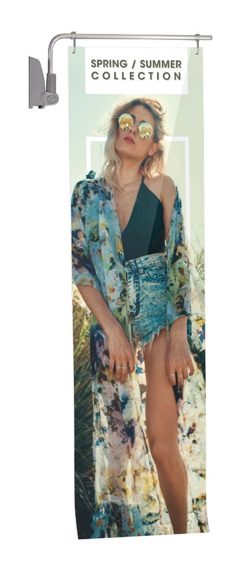 610gsm Blockout PVC Banner for Magnetic POS Flag Arm