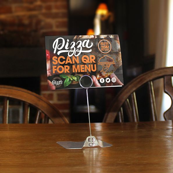 Metal Display Card Holder