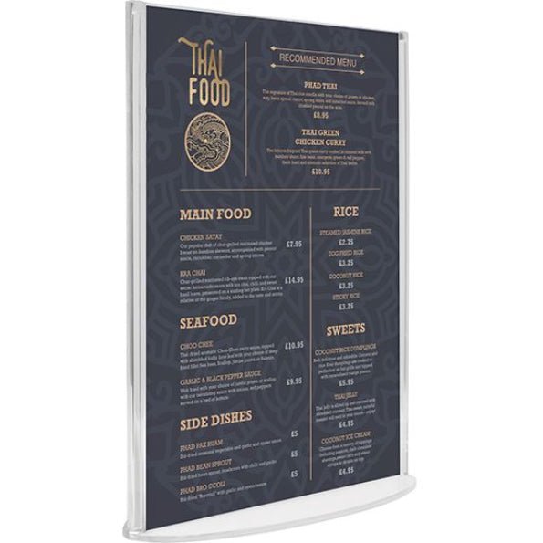 Overture Menu Holder - Signwaves