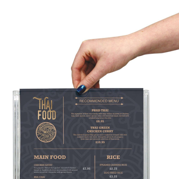 Overture Menu Holder