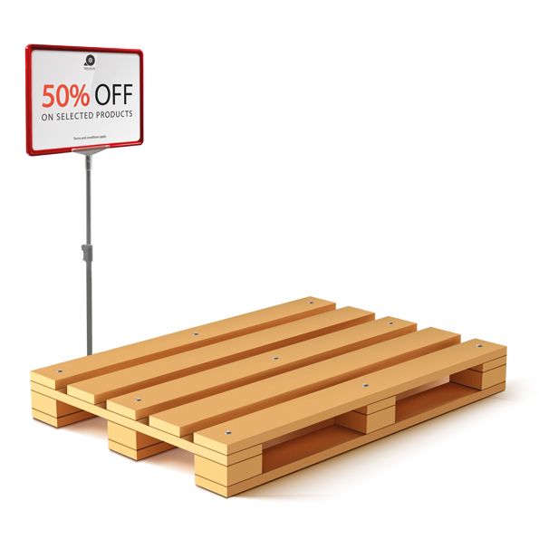 Showcard Stand Pole - (Pack of 10)