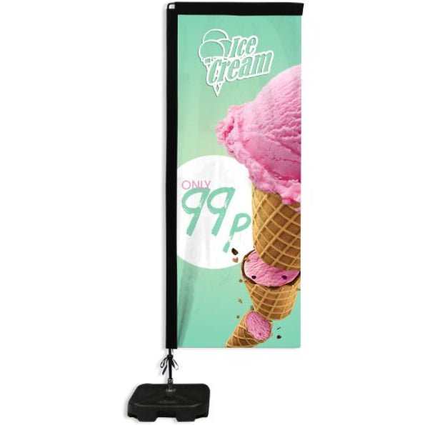 Printed Flag for Rectangle Flying Banner - Signwaves