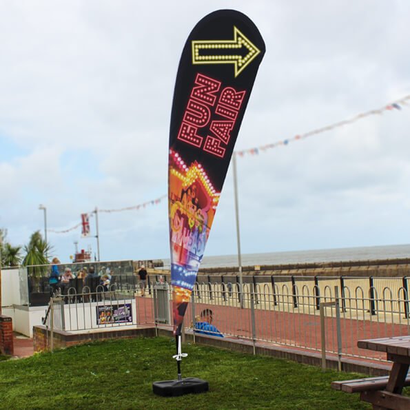 Printed Flag for Teardrop Flying Banner - Signwaves