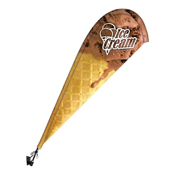 Printed Flag for Teardrop Flying Banner - Large