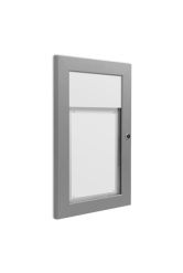 1 x A4 Slimlok Menu Case with Dusty Grey Frame (RAL 7037)
