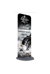 Ecoflex 2 Totem advertising motorbike garage services