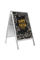 A-Master with Chalk Insert Panel showing bakery artwork