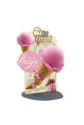Custom Shape Ecoflex showing ice cream artwork