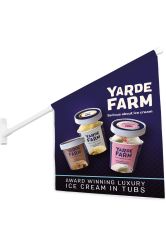 Standard Flag Kit showing Yarde Farm artwork